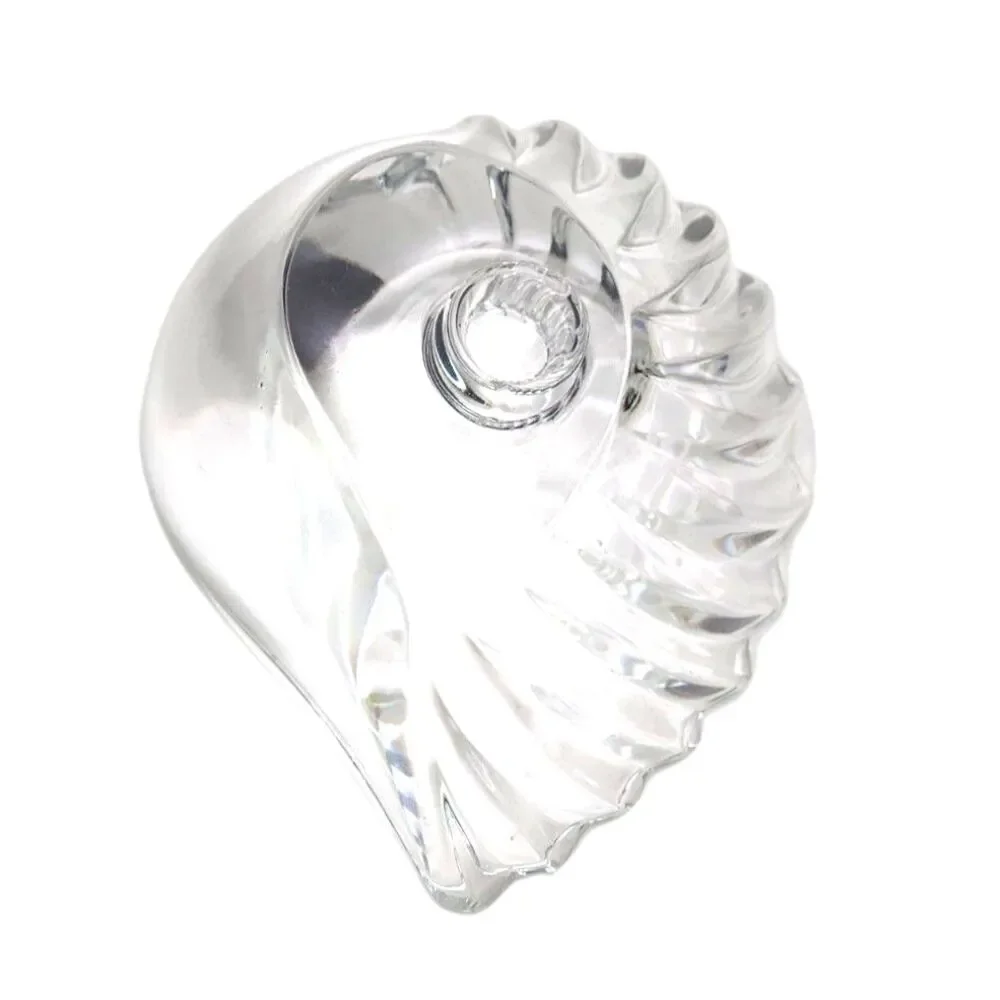 Gorham Esprit Heart Taper Candle Holder Crystalites Collection Lead Crystal 90s